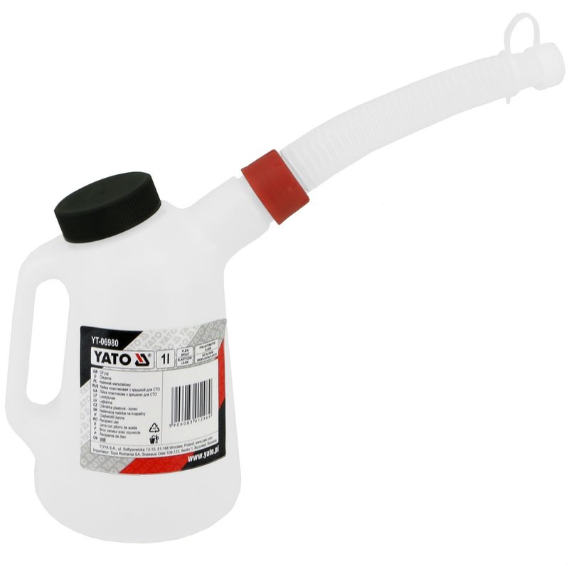 Ölkanne 1 Liter Behälter flexiblen Ausgießer YT-06980 - Online Shop r