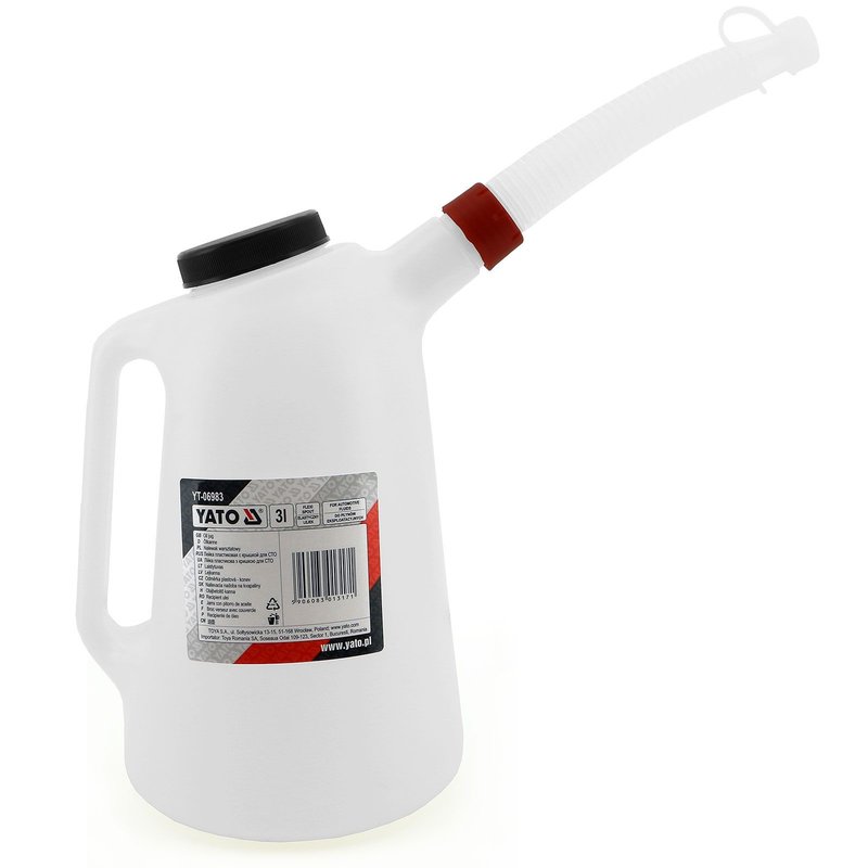 Ölkanne 3 Liter Behälter flexiblen Ausgießer YT-06983 - Online Shop r