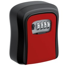 Schlsselsafe mit Zahlenschloss SSZ200 schwarz | rot