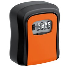 Schlsselsafe mit Zahlenschloss SSZ200 schwarz | orange