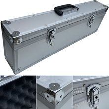 Aluminium Koffer Silber Entnehmbarer Deckel (LxBxH) 710 x155 x 240 mm
