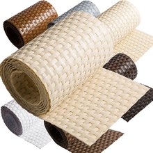 ECI  Poly-Rattan Sichtschutzstreifen fr Doppelstabzaun 19 | 255cm Creme RD18 1 Rolle