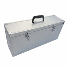 Aluminium Koffer Silber Entnehmbarer Deckel (LxBxH) 550 x155 x 240 mm