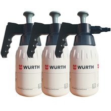 Wrth Pumpsprhflaschen 1 Liter Grau Lsemittelbestndig Spar-Set